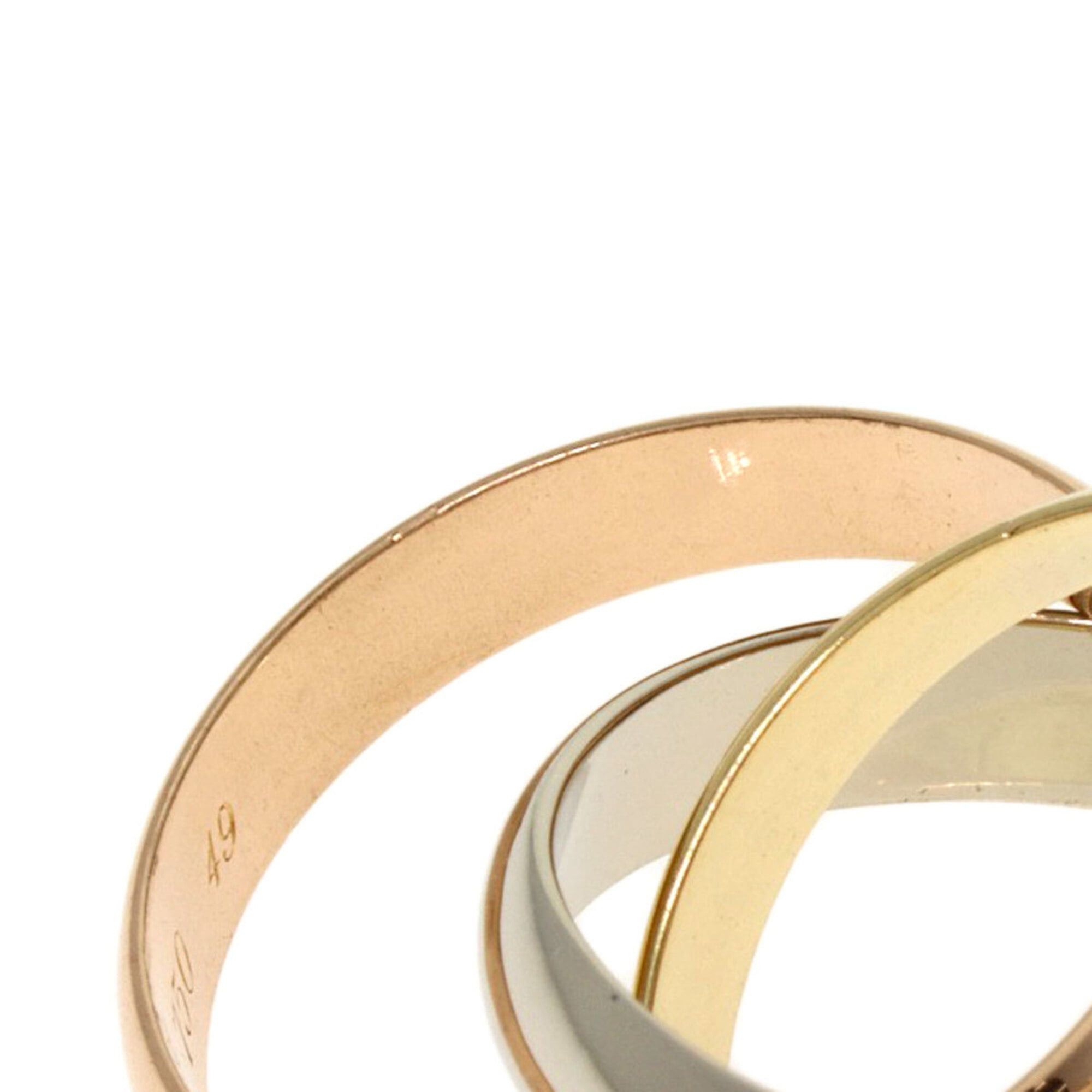 Cartier Cartier Trinity #49 Ring, 18K Yellow Gold/18K White Pink Gold, Women's, CARTIER Size ONE SIZE - 5 Thumbnail