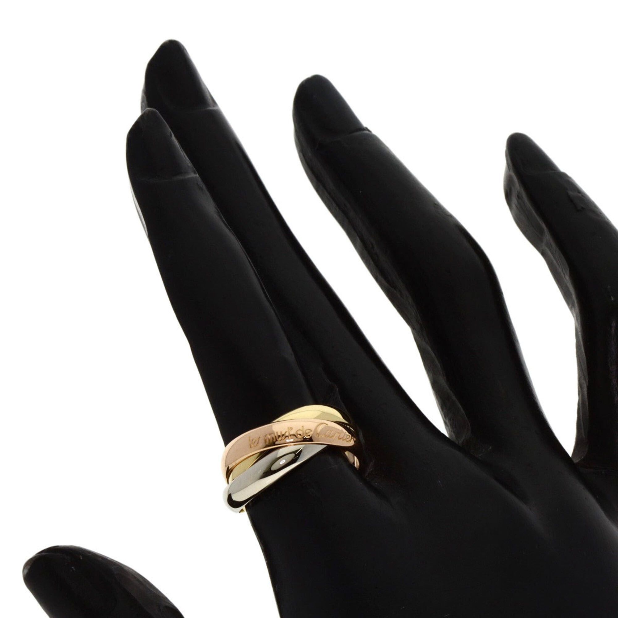 Cartier Cartier Trinity #49 Ring, 18K Yellow Gold/18K White Pink Gold, Women's, CARTIER Size ONE SIZE - 4 Thumbnail