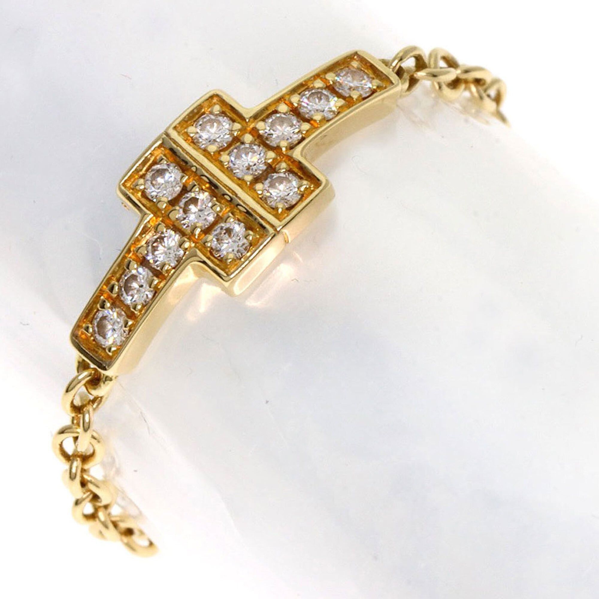 Tiffany & Co. Tiffany & Co. T TWO Chain Diamond Ring, 18K Yellow Gold, Women's. Size ONE SIZE - 2 Thumbnail