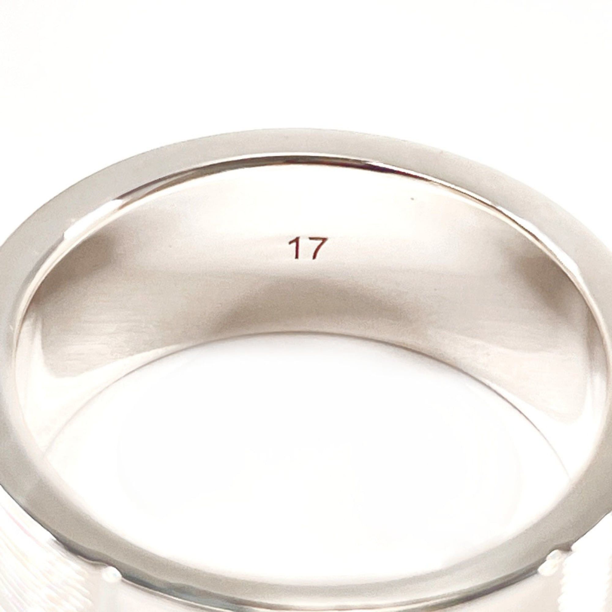 Gucci GUCCI logo ring, sterling silver (925), size 15.5cm, men's. Size ONE SIZE - 4 Thumbnail