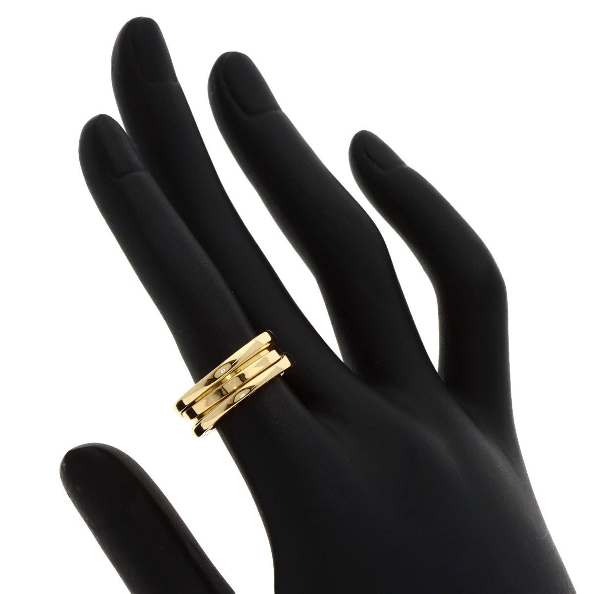 Bvlgari Bulgari B-zero1 2-band ring #50, 18K yellow gold, women's BVLGARI Size ONE SIZE - 5 Thumbnail
