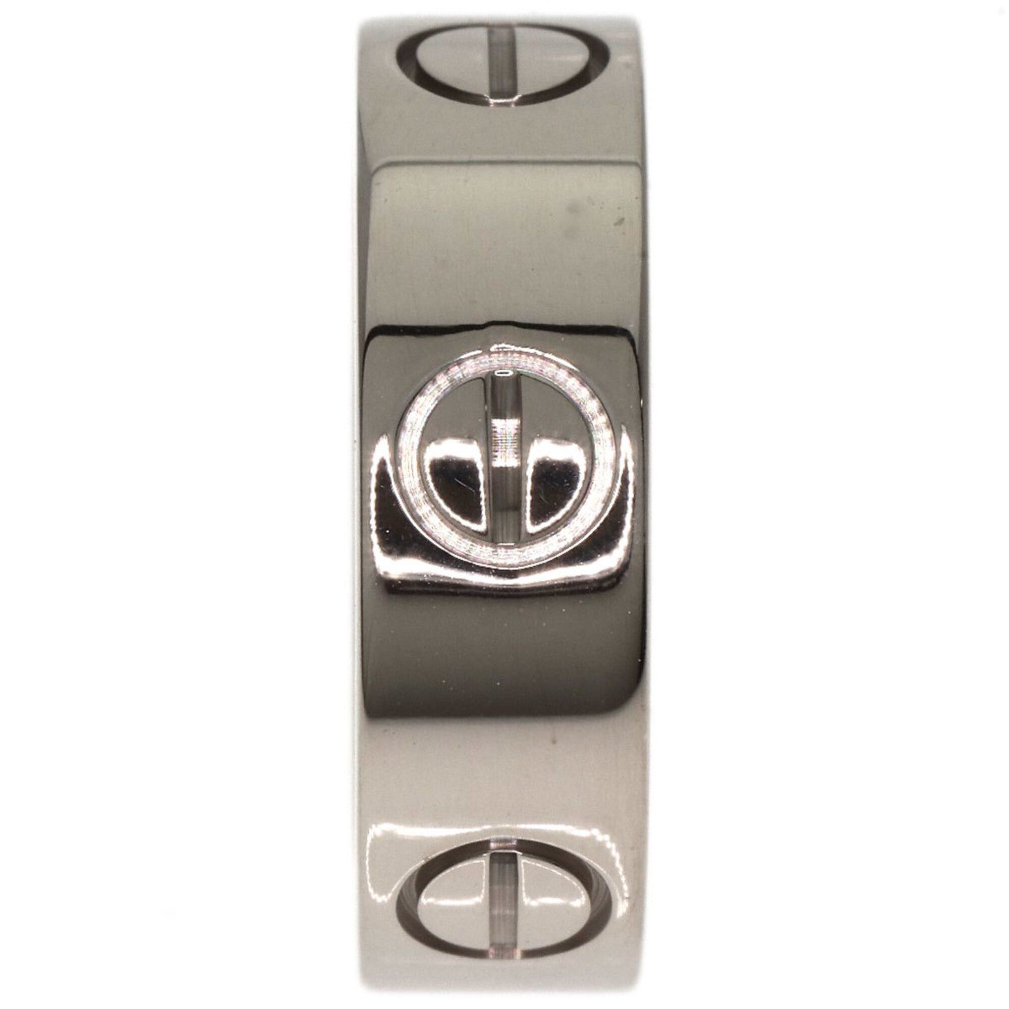 Cartier Cartier Love Ring #49, 18K White Gold, Women's Ring, CARTIER Size ONE SIZE - 3 Thumbnail