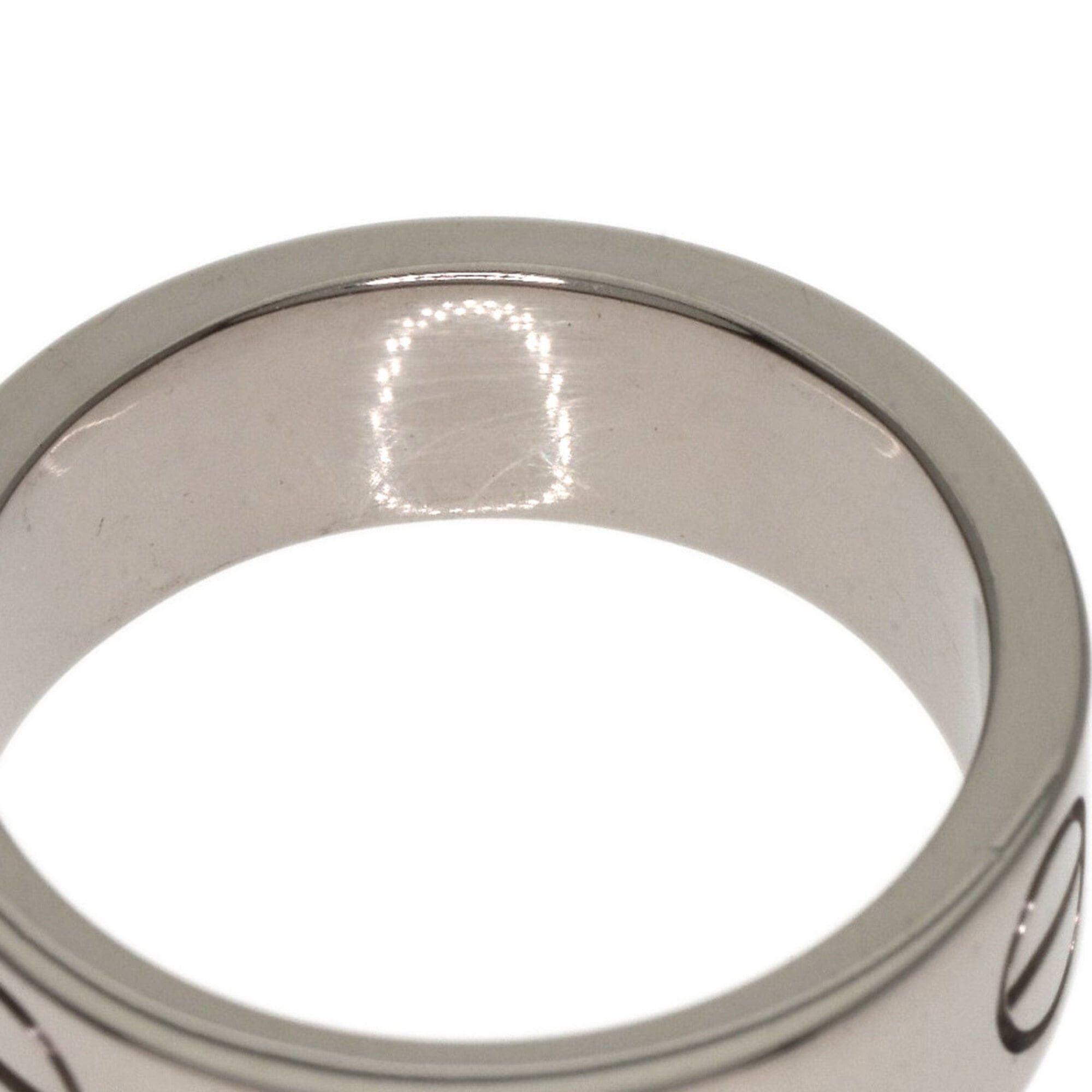 Cartier Cartier Love Ring #49, 18K White Gold, Women's Ring, CARTIER Size ONE SIZE - 6 Thumbnail