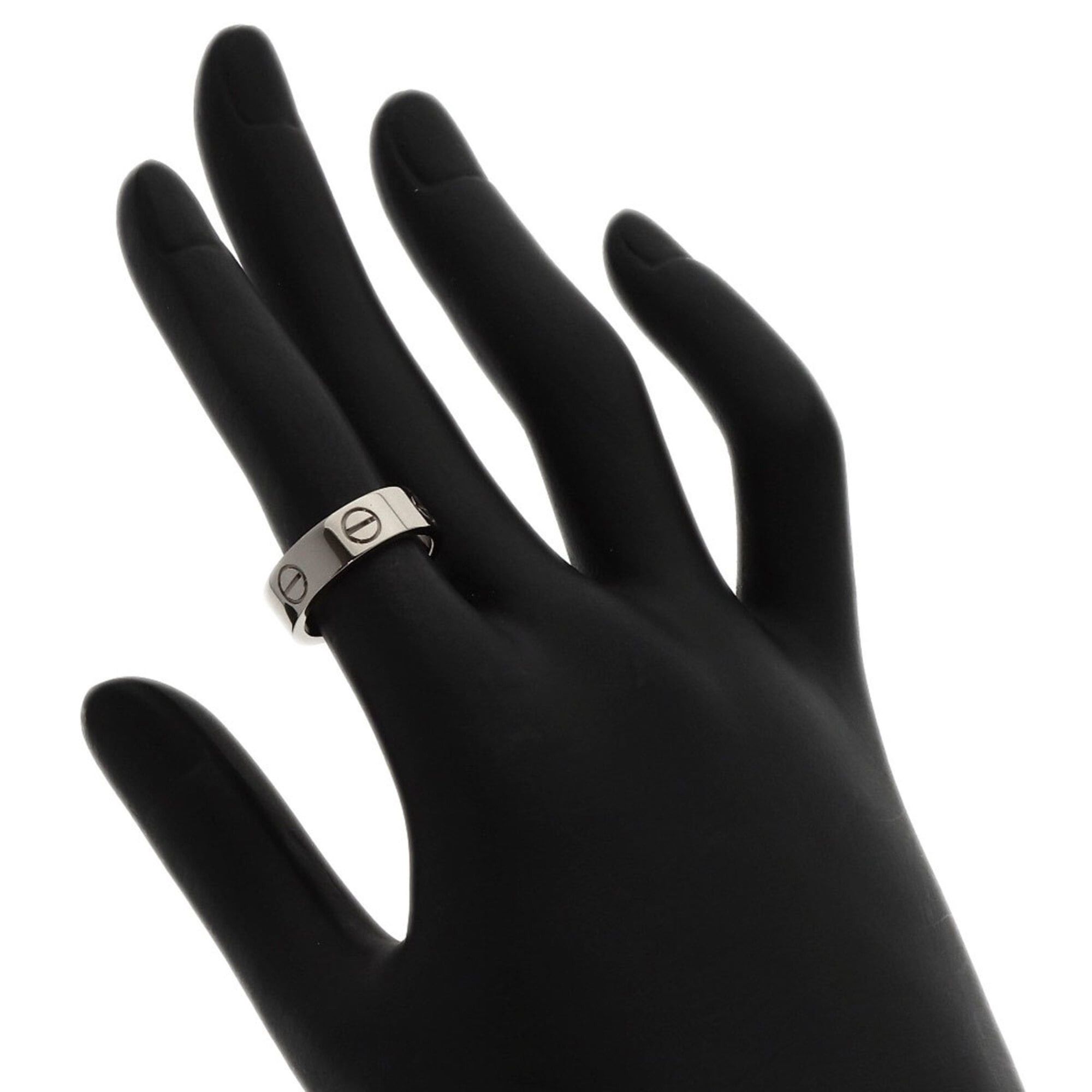 Cartier Cartier Love Ring #49, 18K White Gold, Women's Ring, CARTIER Size ONE SIZE - 5 Thumbnail