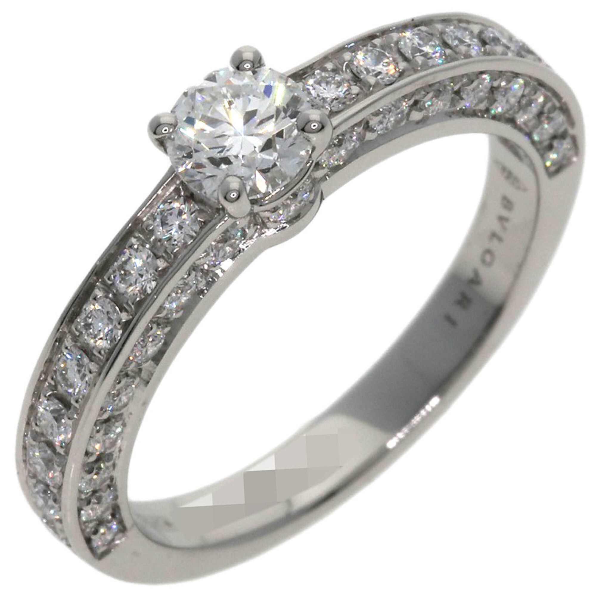Bvlgari BVLGARI Dedicata Avanecia Diamond Ring, Platinum PT950, Women's. Size ONE SIZE - 2 Thumbnail