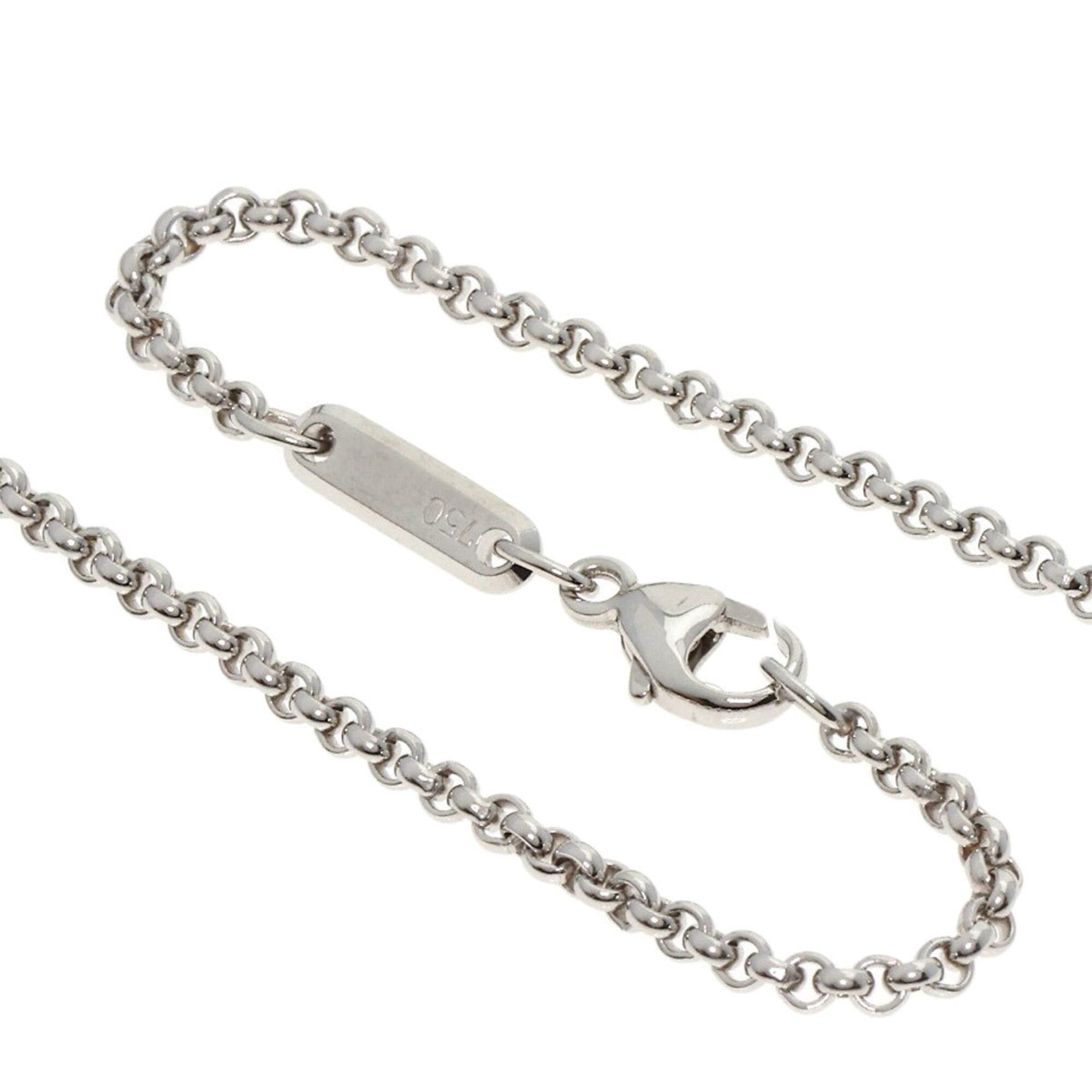 Chopard Chopard Happy Diamonds Pink Sapphire Necklace 18K White Gold Women's Size ONE SIZE - 3 Thumbnail