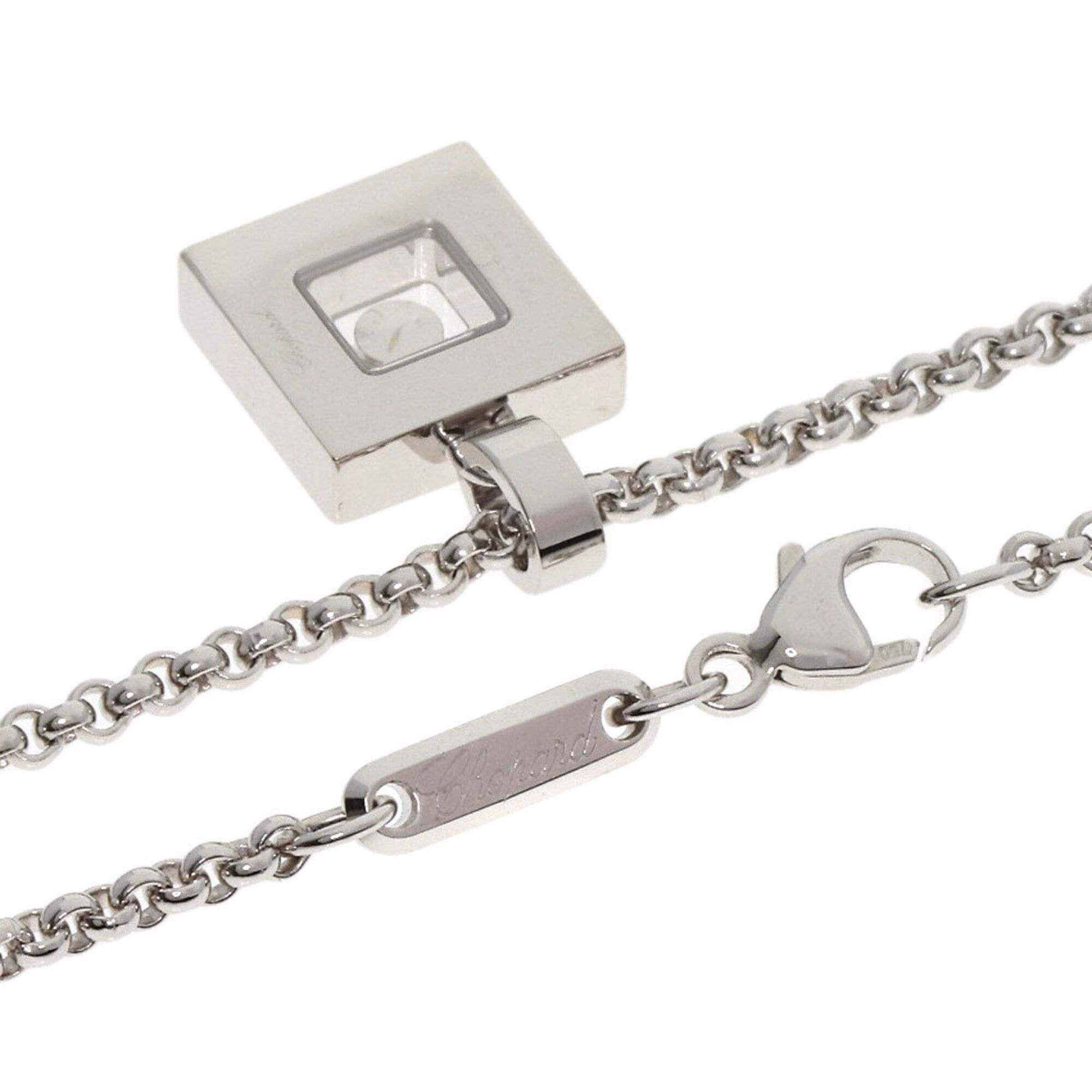 Chopard Chopard Happy Diamonds Pink Sapphire Necklace 18K White Gold Women's Size ONE SIZE - 2 Thumbnail