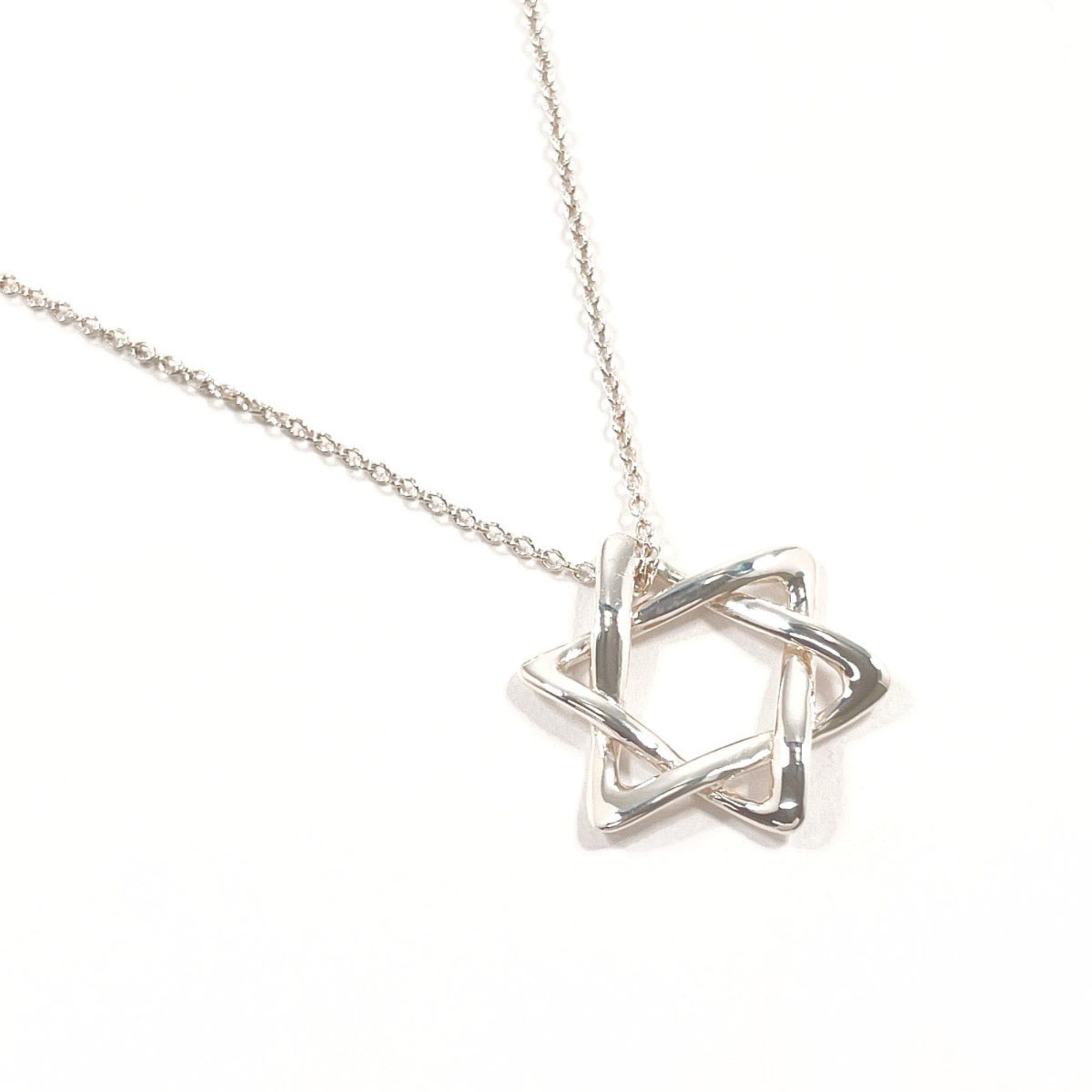 Tiffany & Co. TIFFANY&Co. Tiffany Star of David Elsa Peretti Necklace, Sterling Silver 925, Women's Size ONE SIZE - 2 Thumbnail