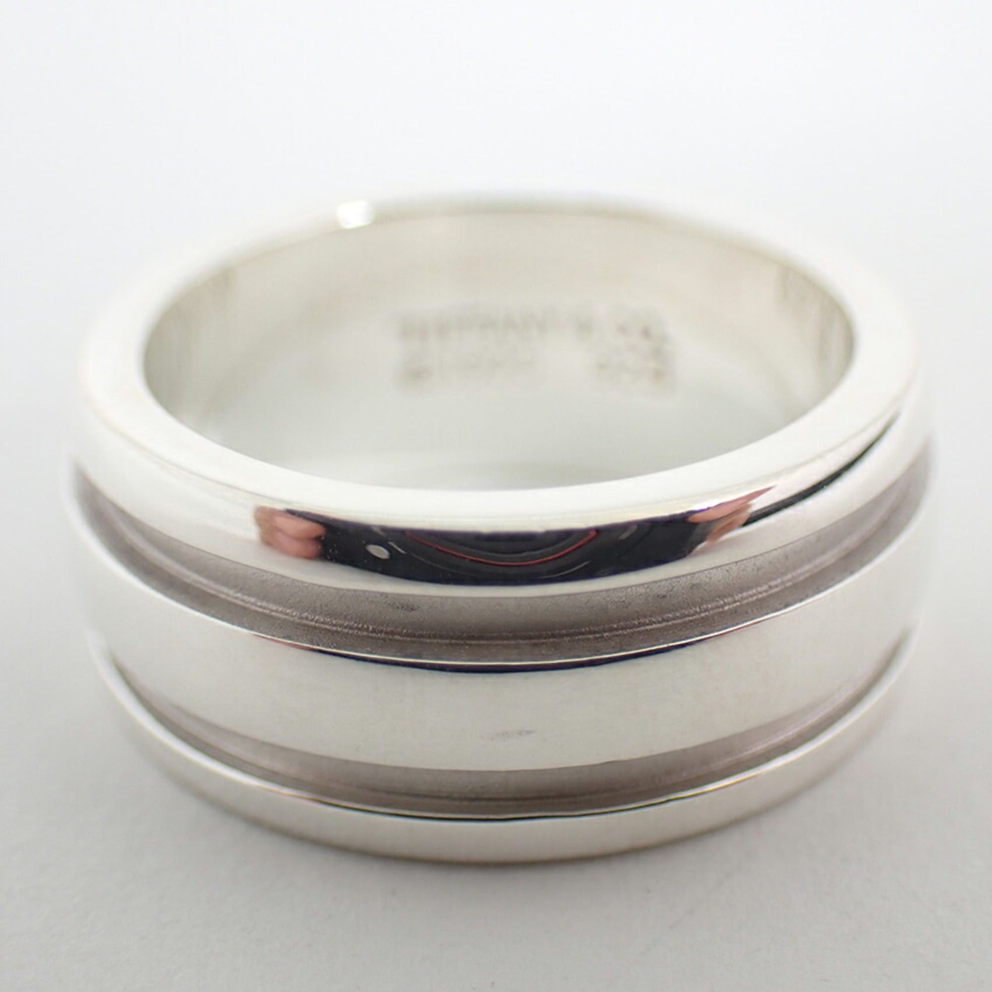 Tiffany & Co. TIFFANY & Co. 925 Grooved Double Line Ring, Size 11 Size ONE SIZE - 7 Thumbnail