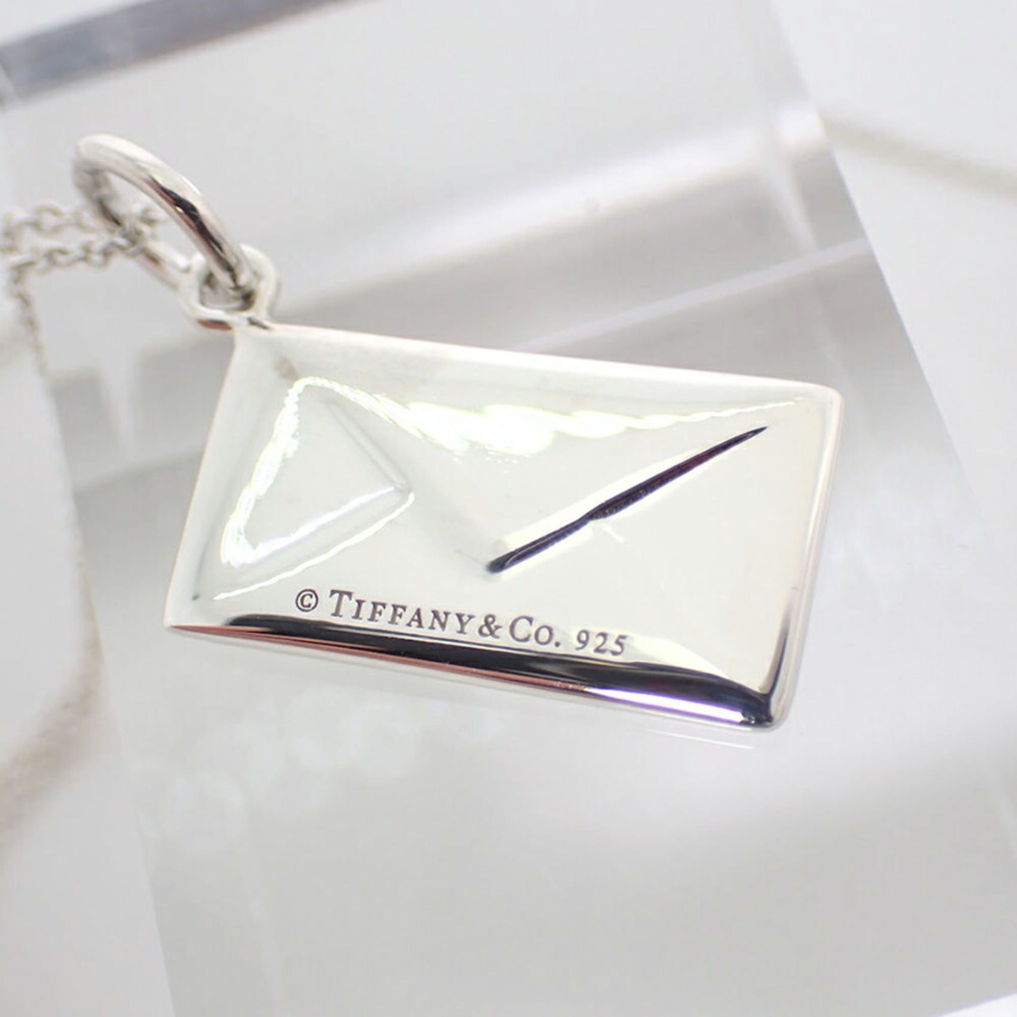 Tiffany & Co. TIFFANY & Co. 925 New York Diamond 1pc Letter Plate Pendant Necklace Size ONE SIZE - 9 Thumbnail