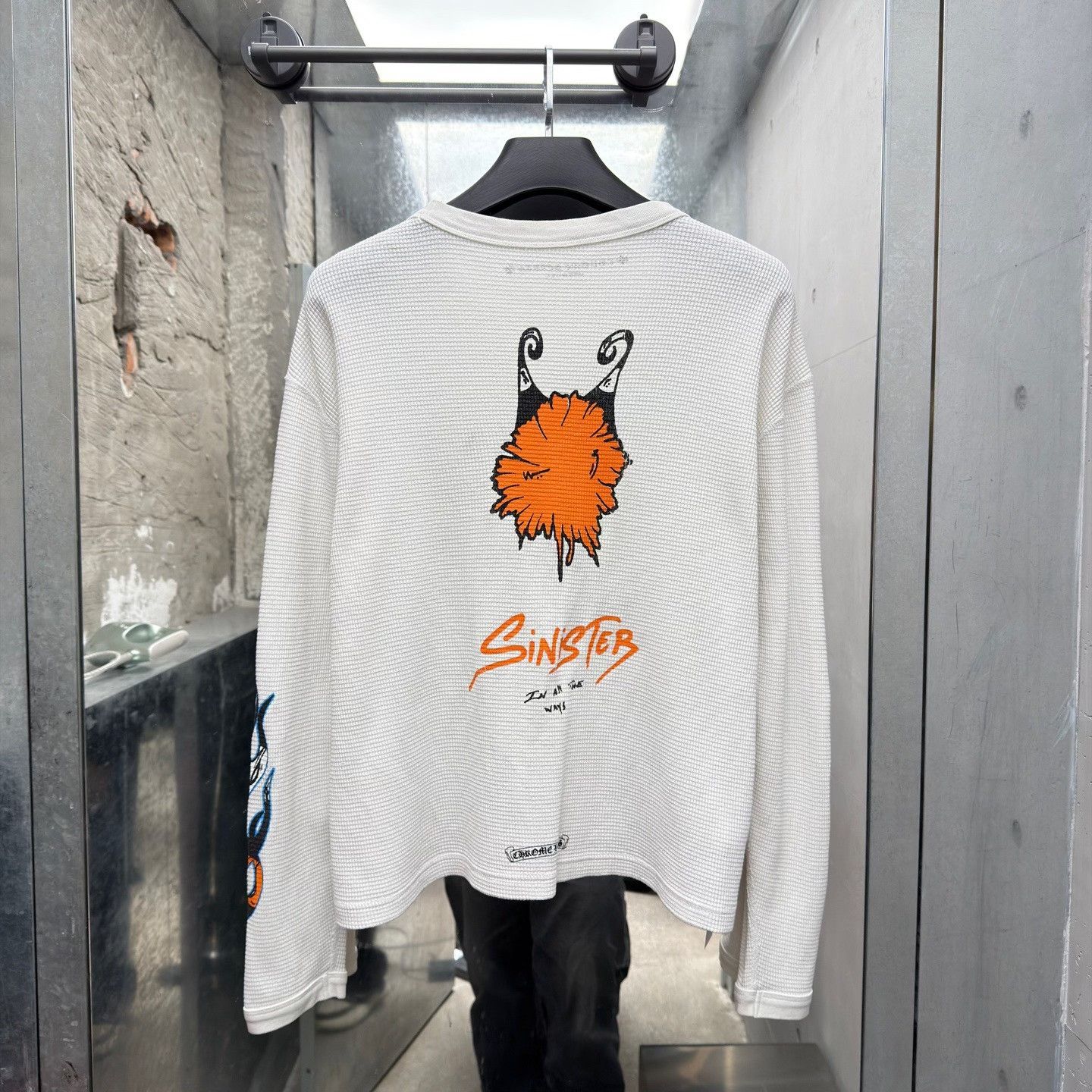 Chrome Hearts Chrome Hearts Collab White Hoodie M Men Size US M / EU 48-50 / 2 - 2 Thumbnail