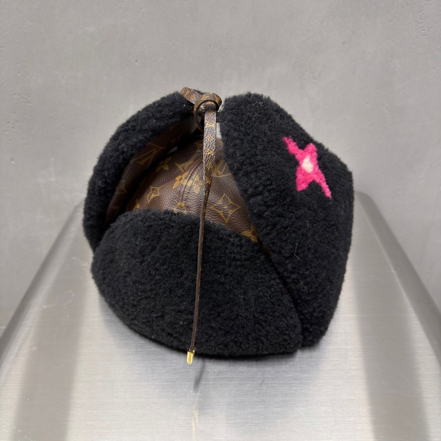 Louis Vuitton Louis Vuitton Patchwork Black Hat S Men Size ONE SIZE - 3 Thumbnail