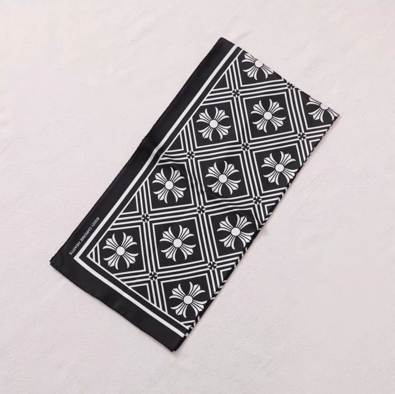 Chrome Hearts Chrome Hearts Black Scarf L Men Size ONE SIZE - 3 Thumbnail
