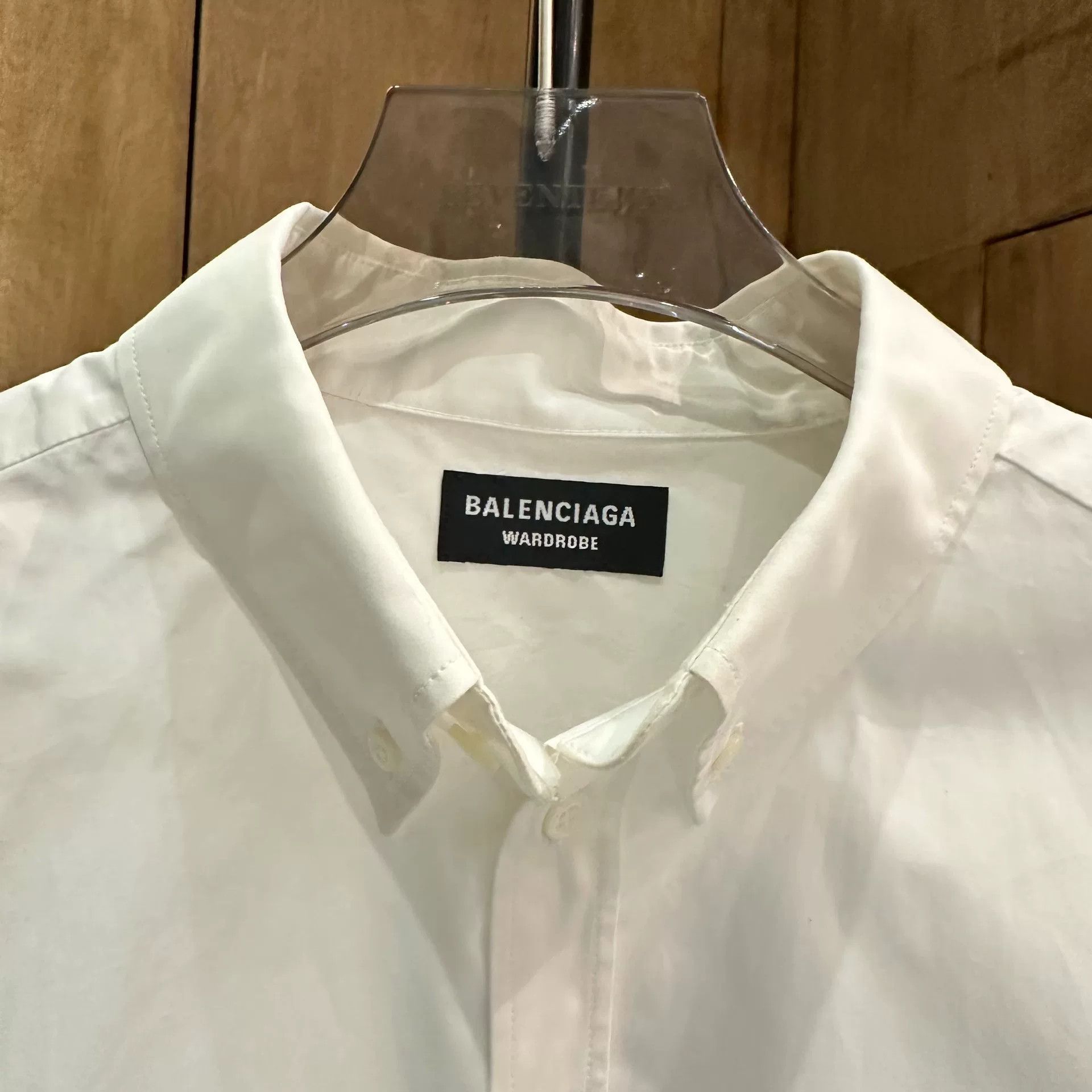 Balenciaga Balenciaga Embroidered White Shirt 38 Men Size US S / EU 44-46 / 1 - 3 Thumbnail