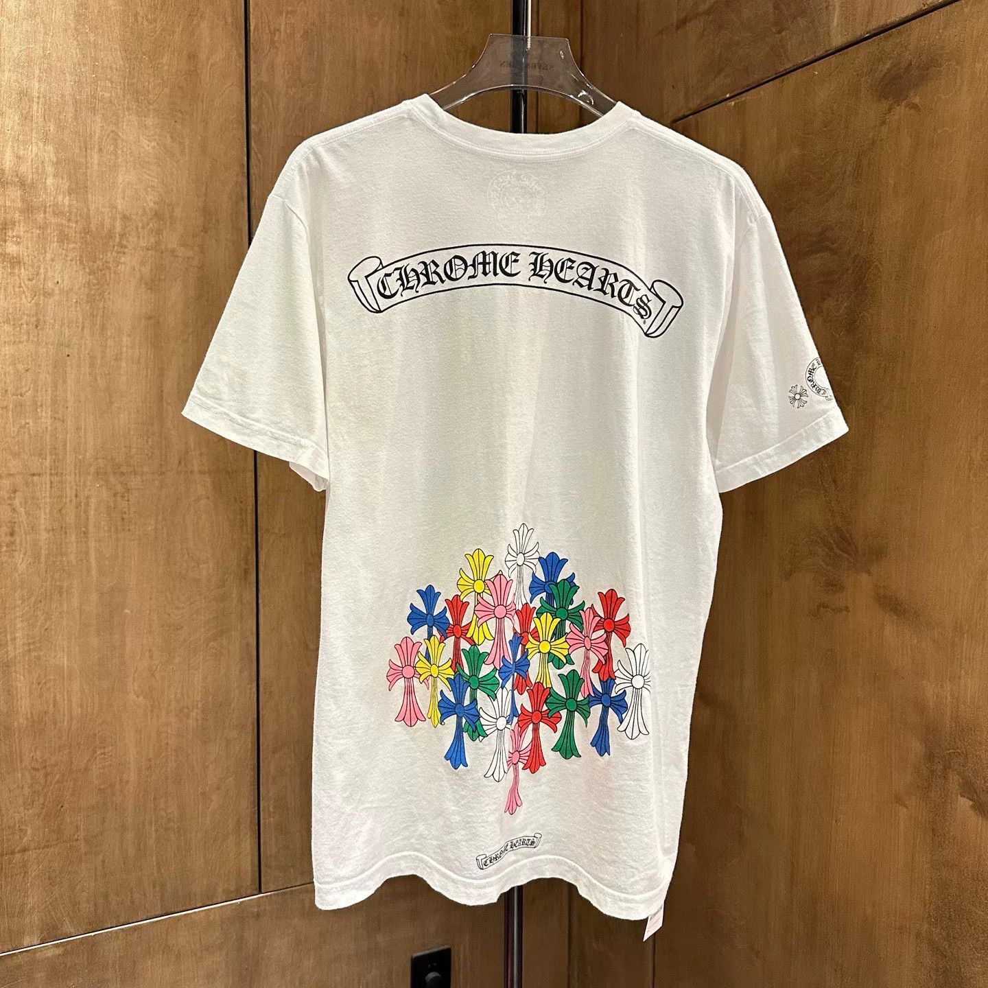 Chrome Hearts Chrome Hearts White T-Shirt L Men Size US L / EU 52-54 / 3 - 2 Thumbnail