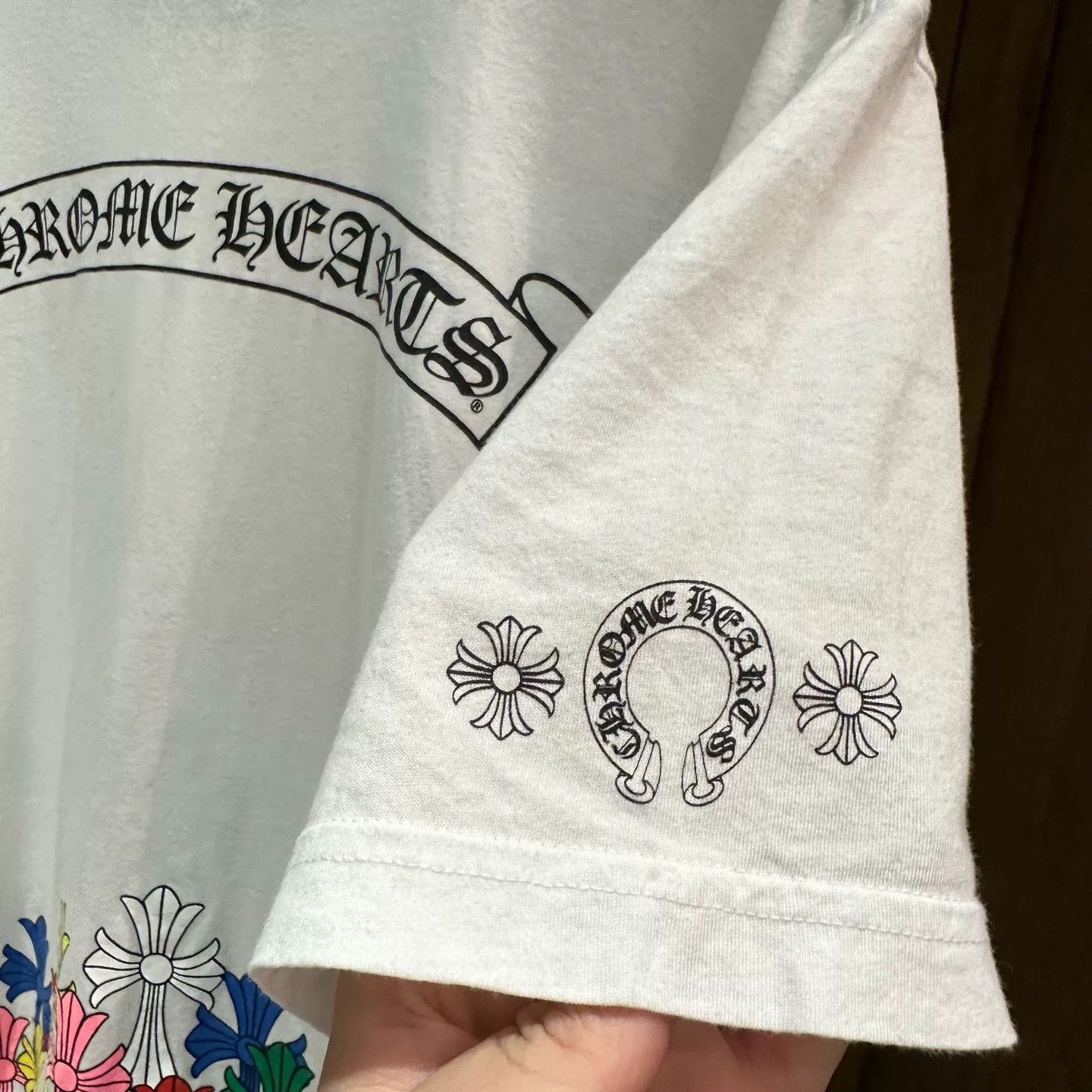 Chrome Hearts Chrome Hearts White T-Shirt L Men Size US L / EU 52-54 / 3 - 4 Thumbnail