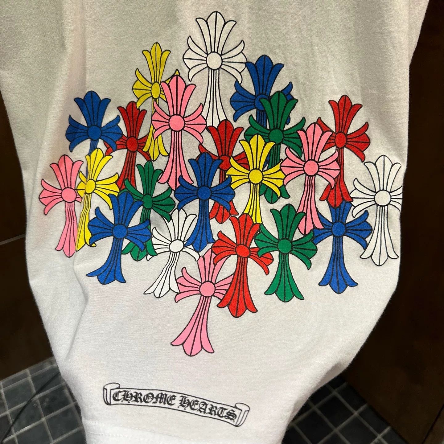 Chrome Hearts Chrome Hearts White T-Shirt L Men Size US L / EU 52-54 / 3 - 5 Thumbnail