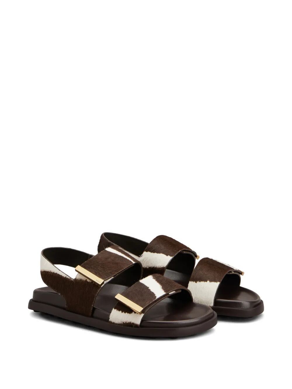 Tod's PONY HAIR SANDALS Size US 7.5 / IT 37.5 - 3 Thumbnail