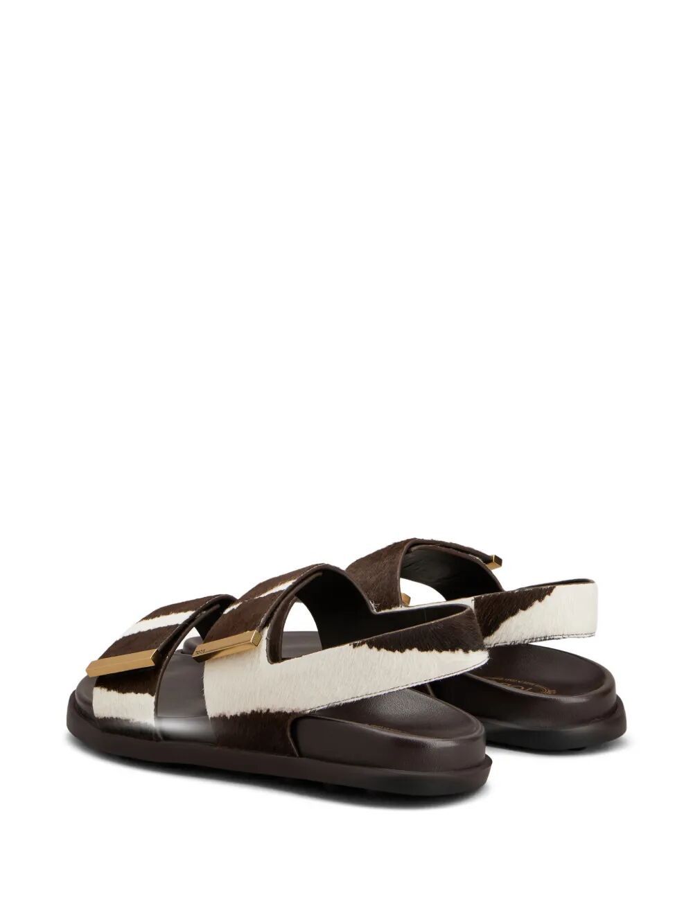 Tod's PONY HAIR SANDALS Size US 7.5 / IT 37.5 - 2 Thumbnail