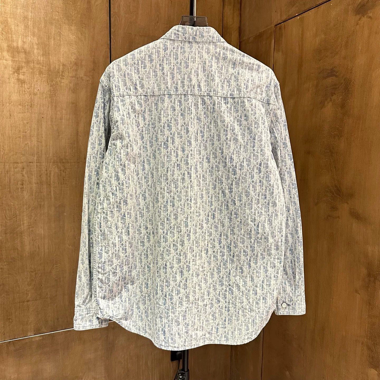 Dior Dior Retro Denim Blue Shirt 40 Men Size US M / EU 48-50 / 2 - 2 Thumbnail