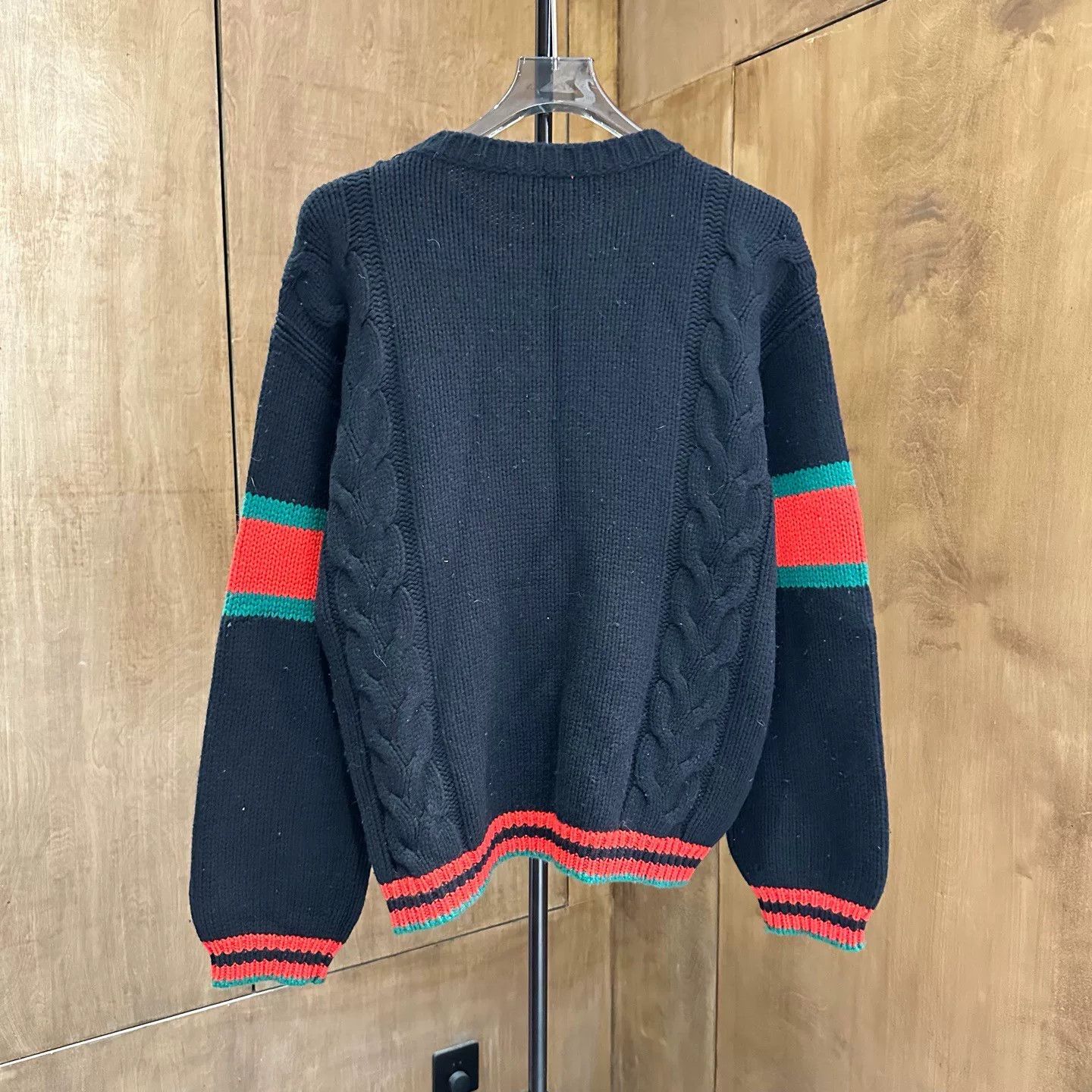 Gucci Gucci Knit Striped Red Sweater S Women Size S / US 4 / IT 40 - 2 Thumbnail
