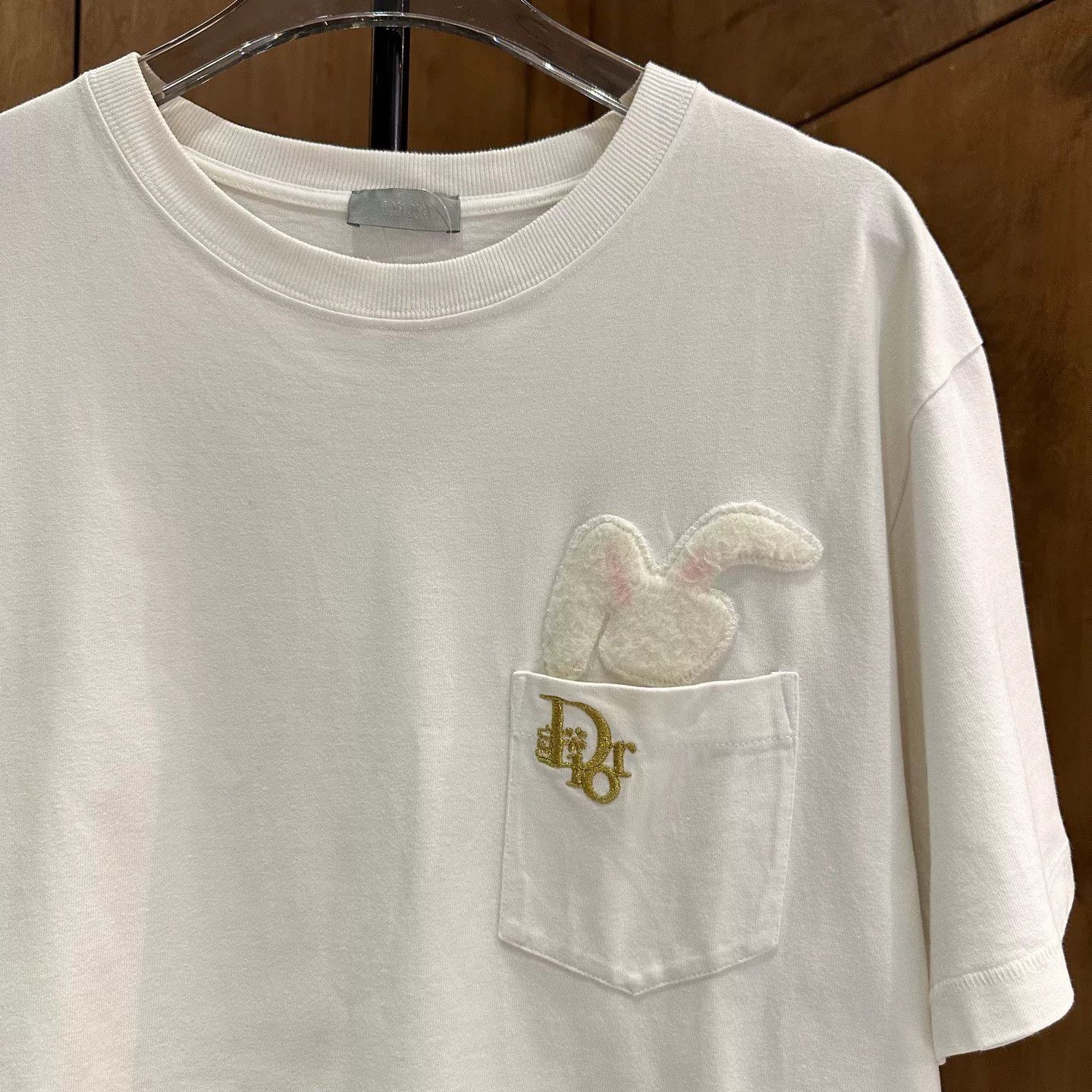 Dior Dior Limited Embroidered White T-Shirt L Women Size L / US 10 / IT 46 - 3 Thumbnail