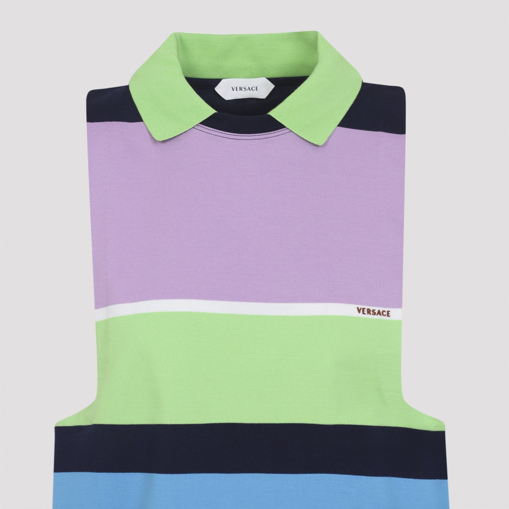 Versace Versace Heavy Striped Cotton Sweatshirt Size M / US 6-8 / IT 42-44 - 3 Thumbnail