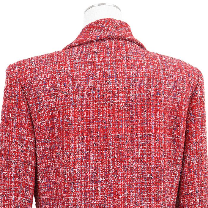 Chanel Chanel Chanel Tweed Tailored Jacket Textile Outerwear P60790 DUTY FREE for USA Size ONE SIZE - 13 Thumbnail