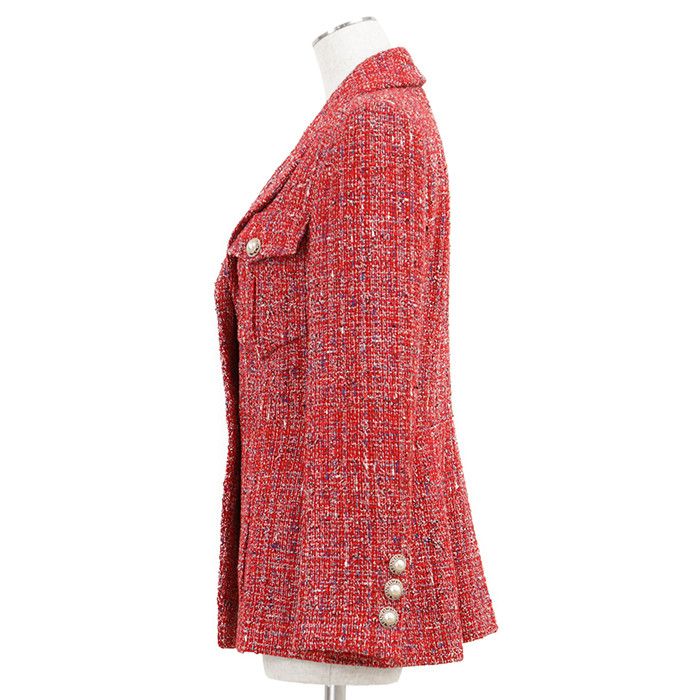 Chanel Chanel Chanel Tweed Tailored Jacket Textile Outerwear P60790 DUTY FREE for USA Size ONE SIZE - 5 Thumbnail