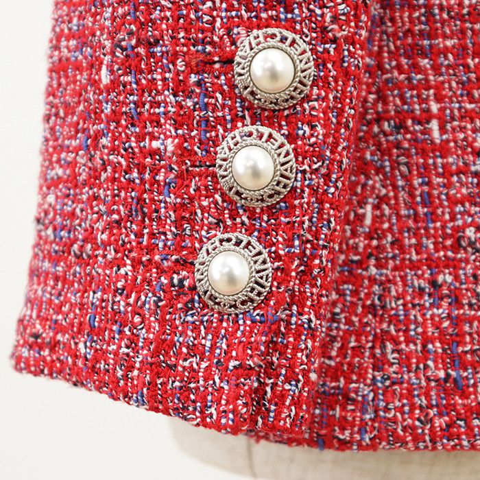 Chanel Chanel Chanel Tweed Tailored Jacket Textile Outerwear P60790 DUTY FREE for USA Size ONE SIZE - 6 Thumbnail