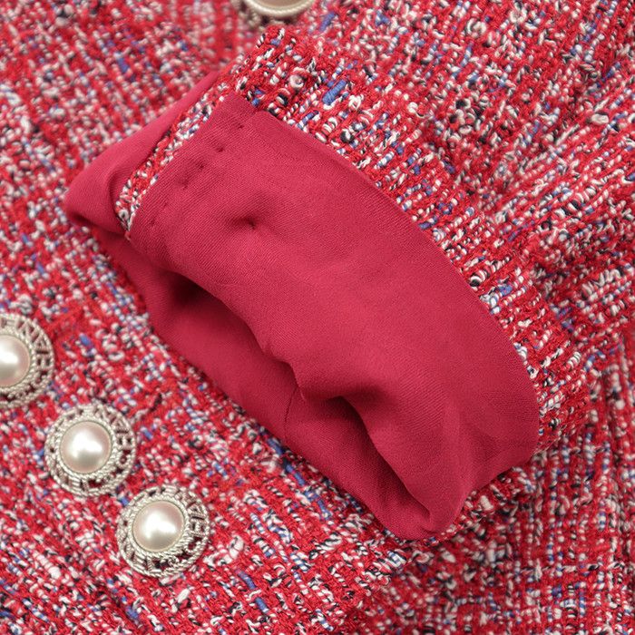 Chanel Chanel Chanel Tweed Tailored Jacket Textile Outerwear P60790 DUTY FREE for USA Size ONE SIZE - 11 Thumbnail