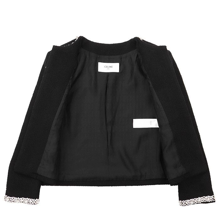 Celine Celine CELINE Wool Nylon Cardigan Jacket Textile Outerwear DUTY FREE for USA Size ONE SIZE - 8 Thumbnail