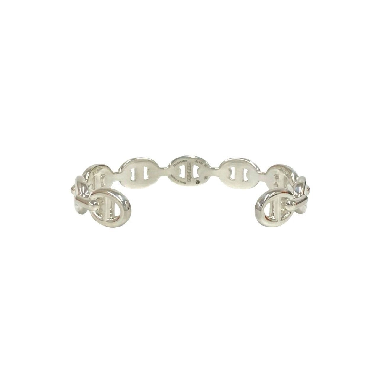 Hermes Hermes Hermes Chaine d’Ancre Enchainee Silver Bracelet Precious Metal Bangle DUTY FREE for USA Size ONE SIZE - 7 Thumbnail