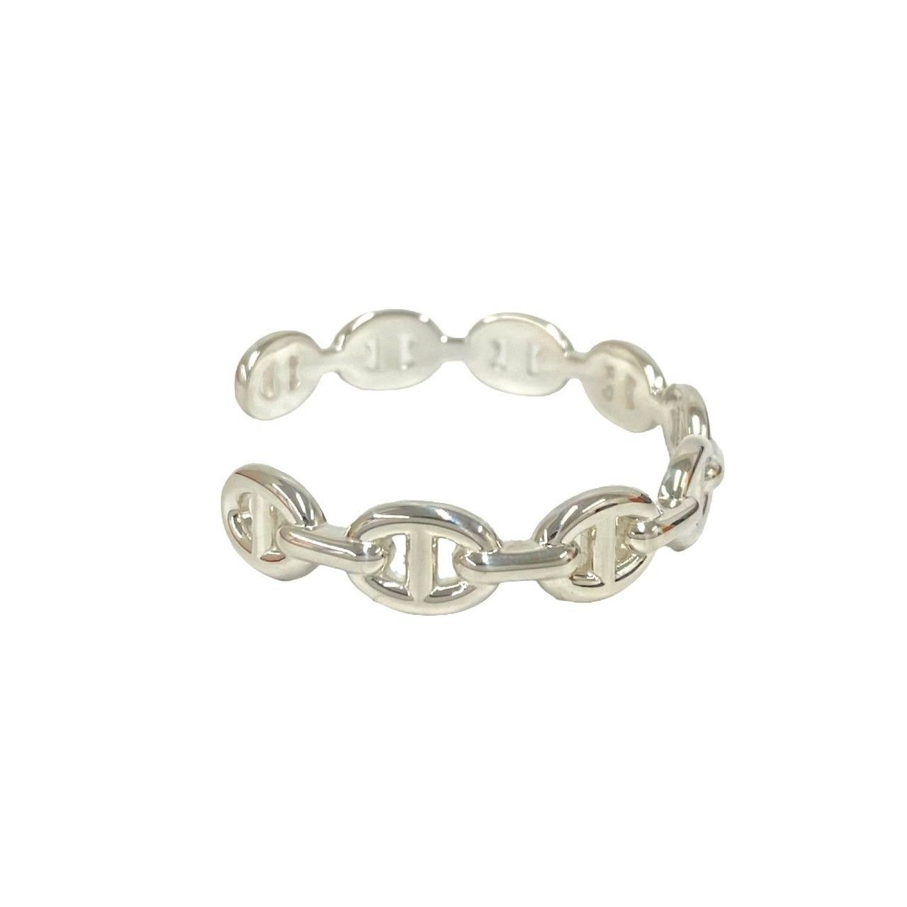Hermes Hermes Hermes Chaine d’Ancre Enchainee Silver Bracelet Precious Metal Bangle DUTY FREE for USA Size ONE SIZE - 6 Thumbnail
