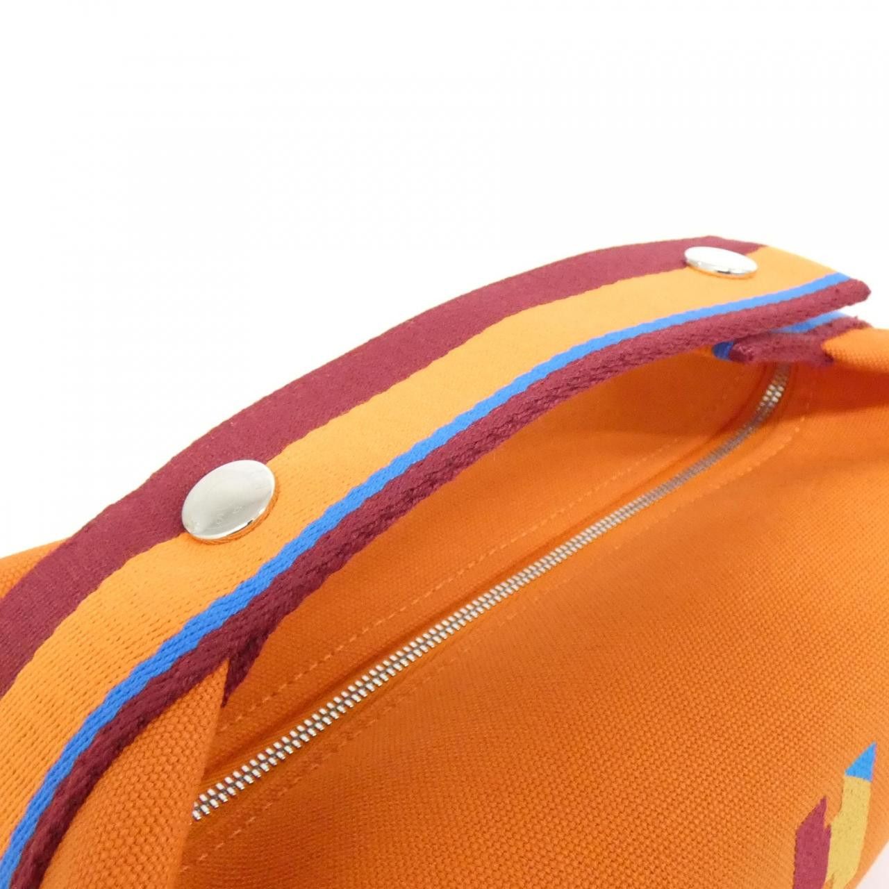 Hermes Hermes Hermes H PAVILLON Bride-a-Brac Canvas Pouch PM Textile Other DUTY FREE for USA Size ONE SIZE - 4 Thumbnail