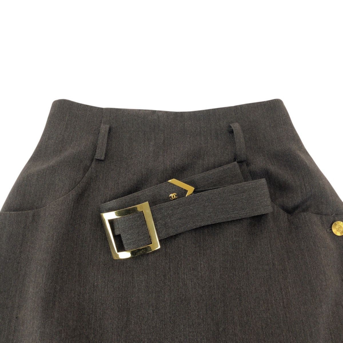 Chanel Chanel Chanel Wool Skirt Textile Skirts DUTY FREE for USA Size ONE SIZE - 4 Thumbnail