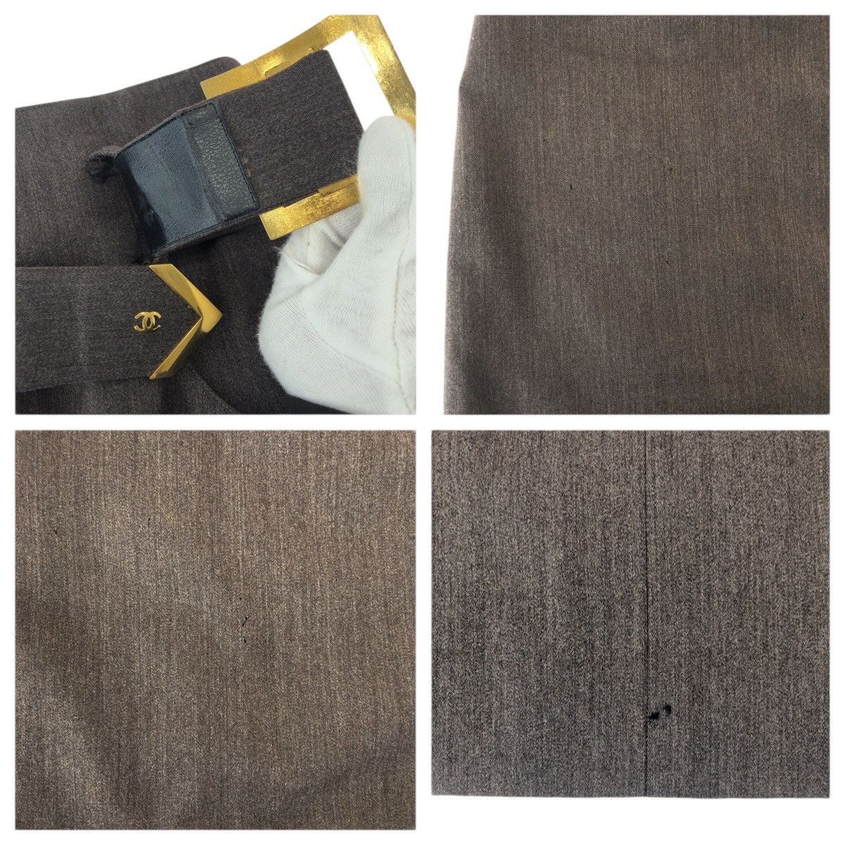 Chanel Chanel Chanel Wool Skirt Textile Skirts DUTY FREE for USA Size ONE SIZE - 7 Thumbnail
