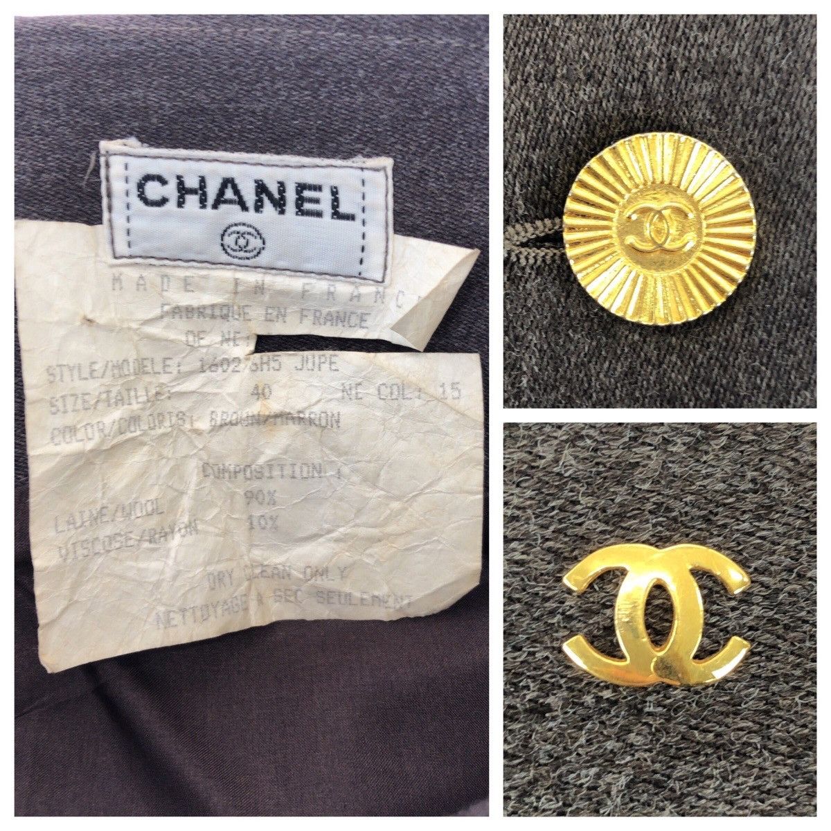 Chanel Chanel Chanel Wool Skirt Textile Skirts DUTY FREE for USA Size ONE SIZE - 6 Thumbnail