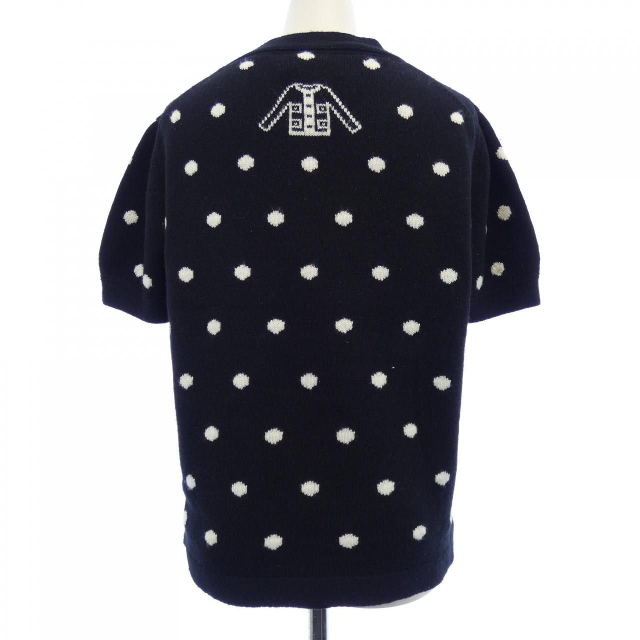 Chanel Chanel Chanel Cashmere Knit Textile Tops P34307K0093608A DUTY FREE for USA Size ONE SIZE - 2 Thumbnail