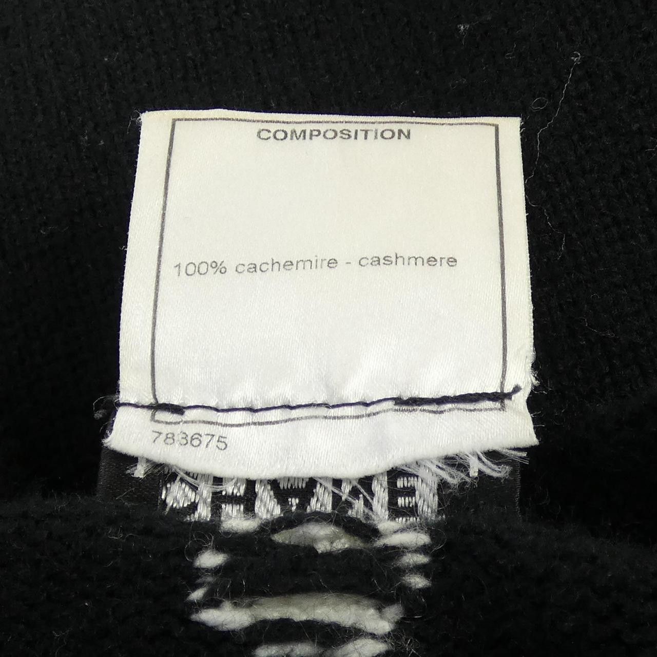 Chanel Chanel Chanel Cashmere Knit Textile Tops P34307K0093608A DUTY FREE for USA Size ONE SIZE - 3 Thumbnail