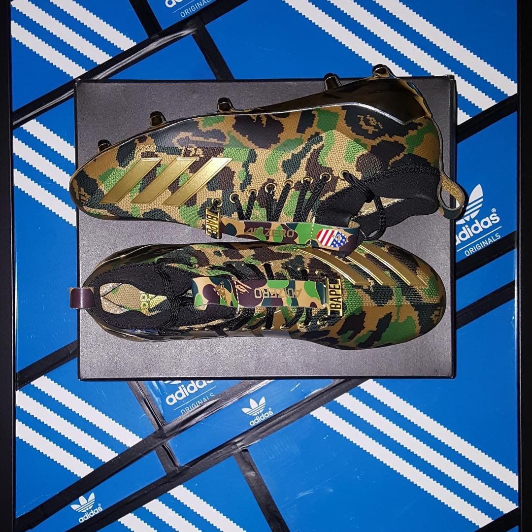 bape x adidas football cleats