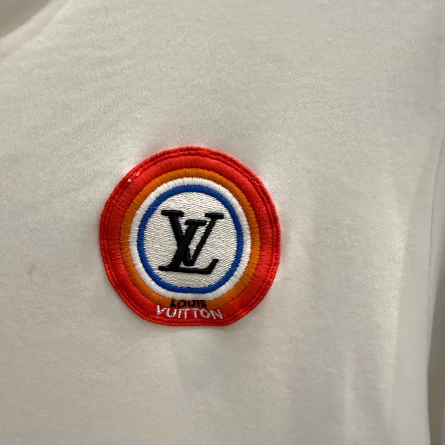 Louis Vuitton Louis Vuitton White T-Shirt L Men Size US L / EU 52-54 / 3 - 4 Thumbnail