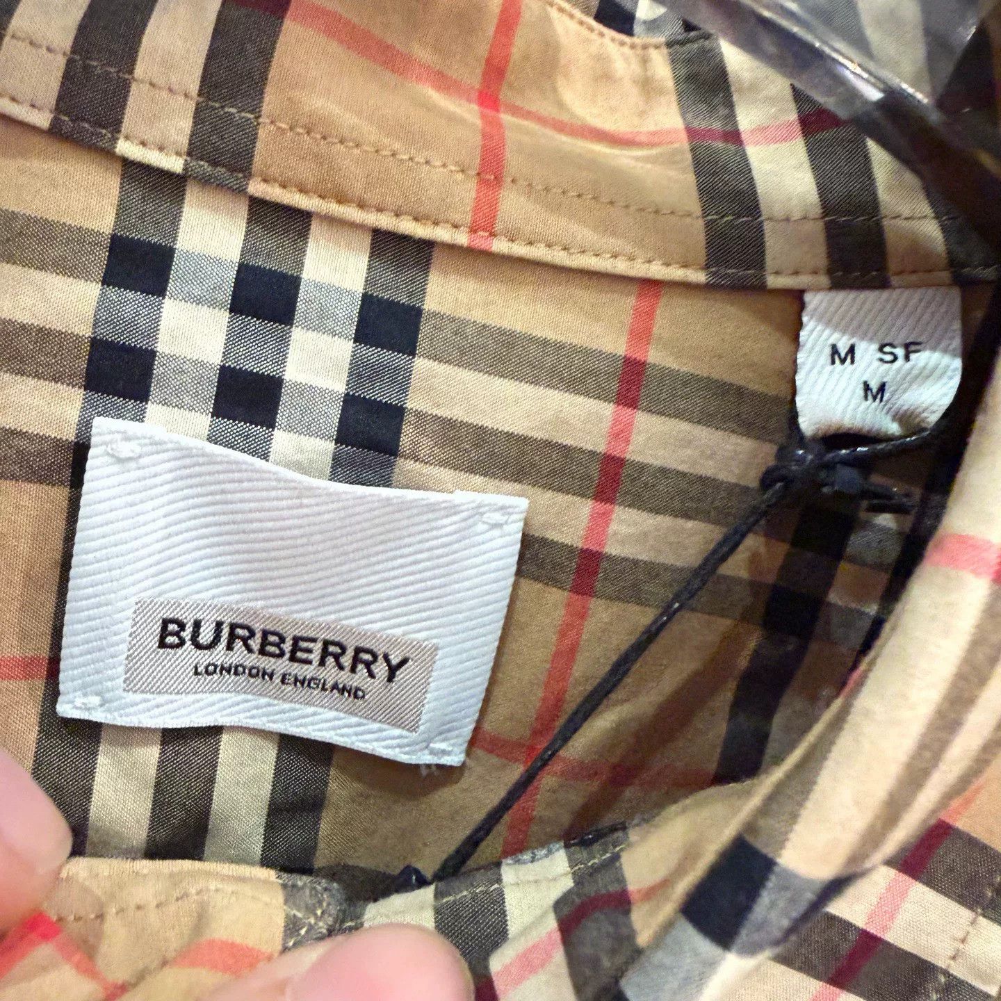 Burberry Burberry Plaid Beige Shirt M Men Size US M / EU 48-50 / 2 - 3 Thumbnail