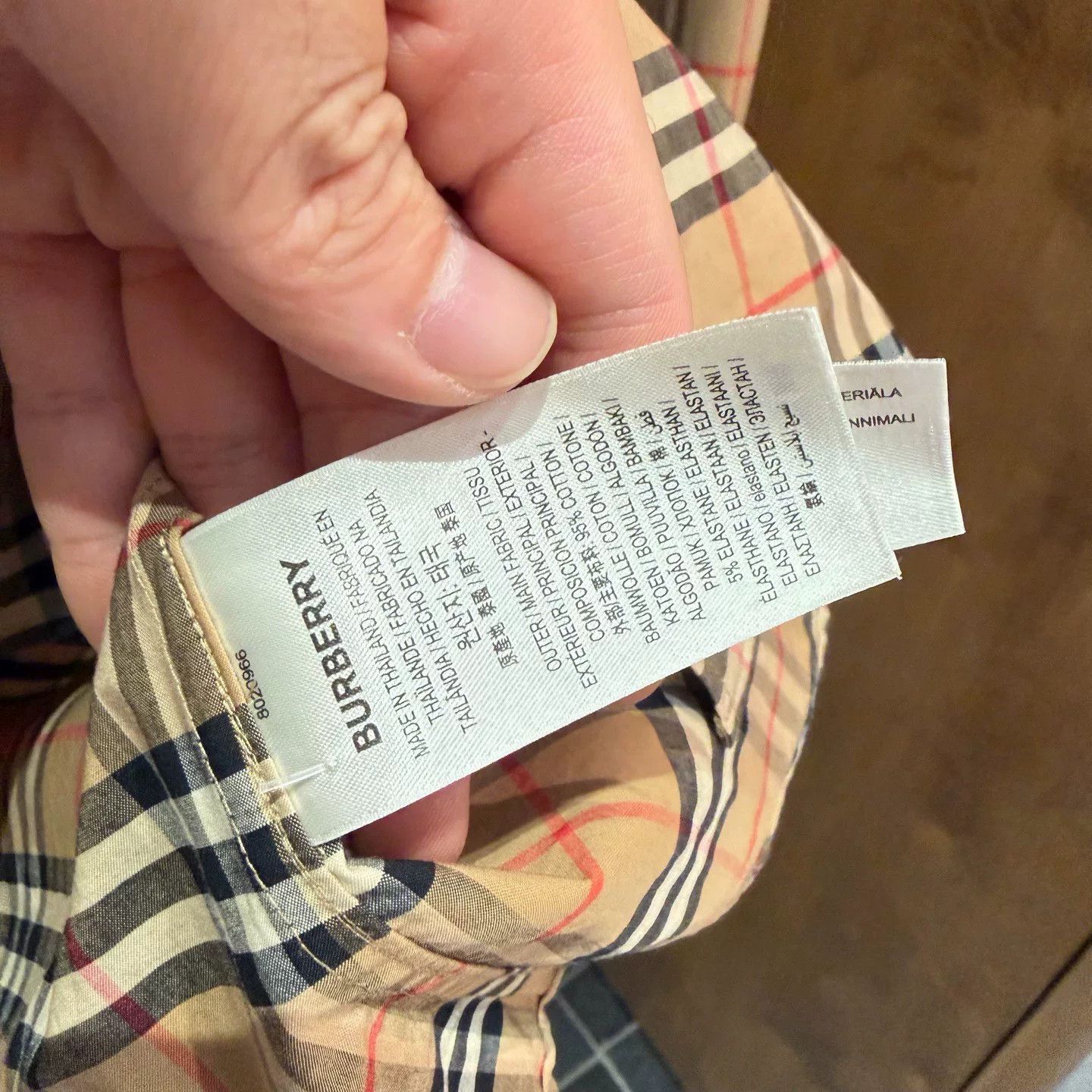 Burberry Burberry Plaid Beige Shirt M Men Size US M / EU 48-50 / 2 - 4 Thumbnail