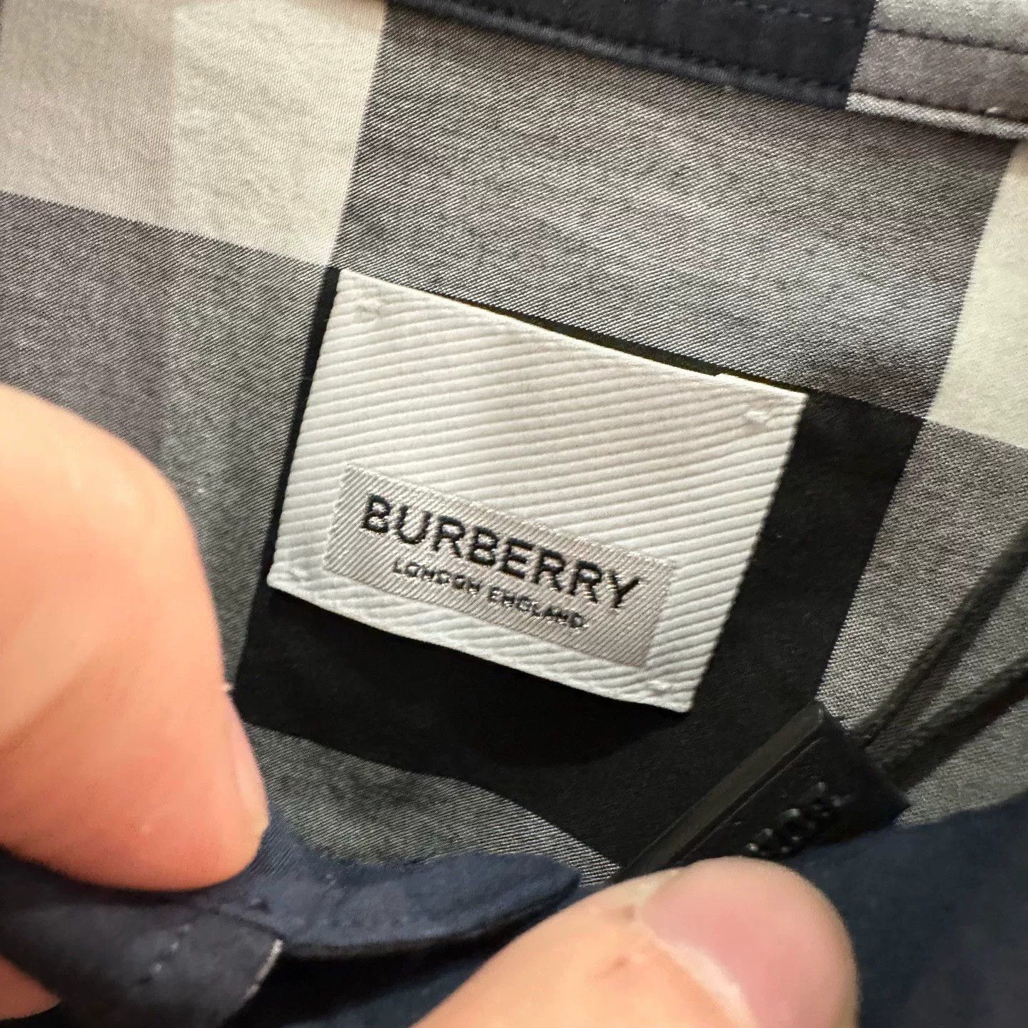 Burberry Burberry Patchwork Plaid Blue Shirt M Men Size US M / EU 48-50 / 2 - 3 Thumbnail