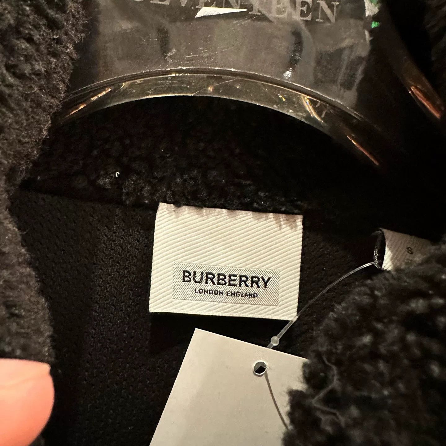 Burberry Burberry Fleece Embroidered Black Light Jacket S Men Size US S / EU 44-46 / 1 - 5 Thumbnail