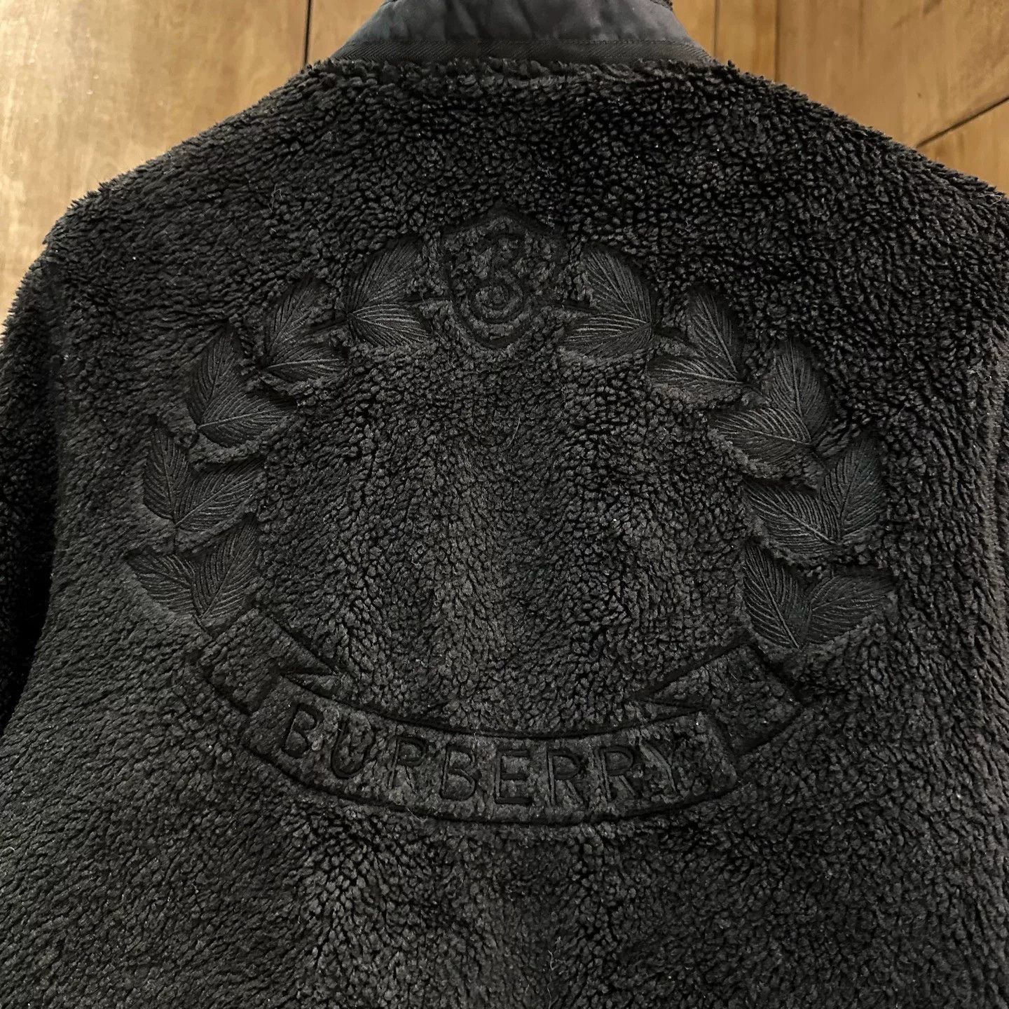 Burberry Burberry Fleece Embroidered Black Light Jacket S Men Size US S / EU 44-46 / 1 - 4 Thumbnail