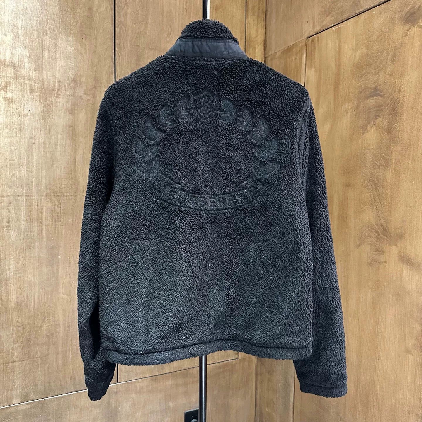 Burberry Burberry Fleece Embroidered Black Light Jacket S Men Size US S / EU 44-46 / 1 - 2 Thumbnail