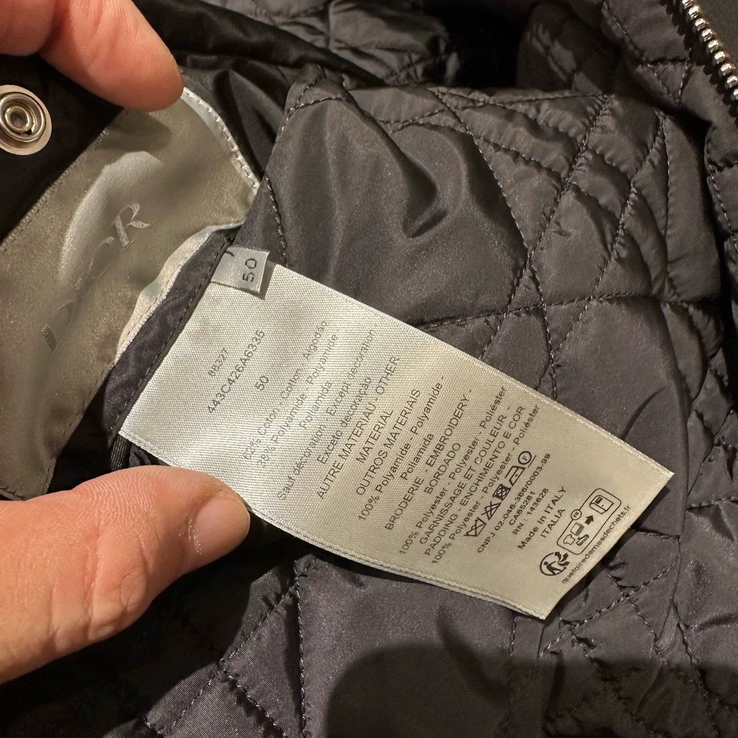 Dior Dior Quilted Plaid Black Light Jacket 50 Men Size US XL / EU 56 / 4 - 4 Thumbnail