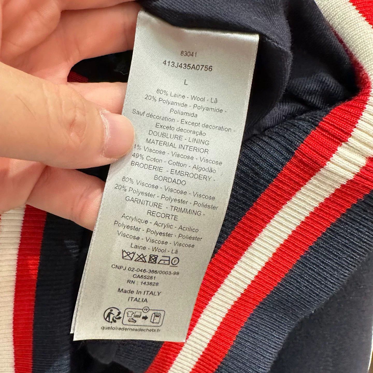 Dior Dior Retro Embroidered Blue Light Jacket L Men Size US L / EU 52-54 / 3 - 5 Thumbnail